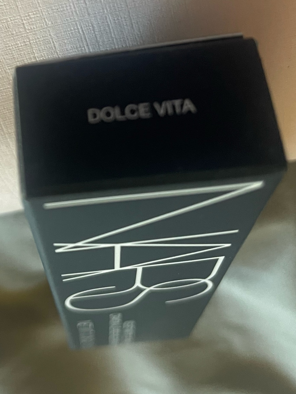 NARS Velvet Matte Lip Pencil in Black Packaging with Pale Pink Accents